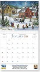Promotional Triumph American Folk Art Appointment Calendar
