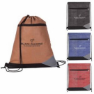 Promotional Good Value Non-Woven Tread Drawstring Backpack