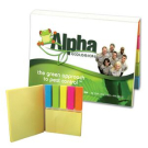 Promotional SimpliColor VersaPak  2 Sticky Note Pads and 5 Flag Colors Digital Full Color Cover