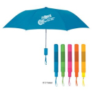 Branded 42 Arc Neon Telescopic Folding Umbrella"
