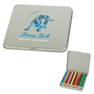 Branded 12 Piece Colored Pencil Tin
