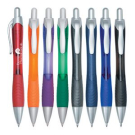 Branded Rio Gel Pen With Contoured Rubber Grip