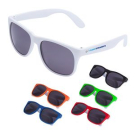 Branded Flare Two-Tone Sunglasses