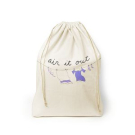 Promotional Bubbles Drawstring Tote Natural Canvas