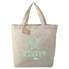 Branded Recycled 5oz Cotton Twill Grocery Tote